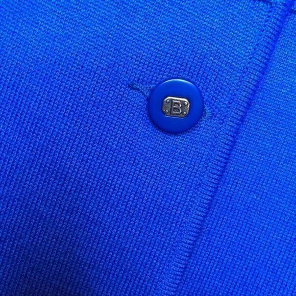 Chic Blue Button-Down Cardigan - Picture 2 of 8